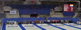 Ladies Teams, competing in the Tie-break games, European Curling Championship 2006, Eishalle St. Jakob (Joggeli), Basel, Switzerland, Indoor, Curling, Sport