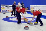 Russia vs. Norway, Score - 7:5, European Curling Championship 2006, Eishalle St. Jakob (Joggeli), Basel, Switzerland, Indoor, Curling, Sport