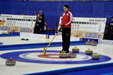 Switzerland vs. Denmark, Score - 7:3, European Curling Championship 2006, Eishalle St. Jakob (Joggeli), Basel, Switzerland, Indoor, Curling, Sport