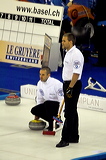 Finnland vs. Norway, Score - 5:6, European Curling Championship 2006, Eishalle St. Jakob (Joggeli), Basel, Switzerland, Indoor, Curling, Sport