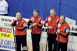 Mens Team from Denmark,  , European Curling Championship 2006, Eishalle St. Jakob (Joggeli), Basel, Switzerland, Indoor, Curling, Sport
