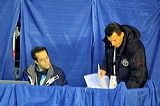 Ulli Kapp von Eurosport,  , European Curling Championship 2006, Eishalle St. Jakob (Joggeli), Basel, Switzerland, Sport