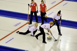 Switzerland vs. Russia, Score - 5:7, European Curling Championship 2006, Eishalle St. Jakob (Joggeli), Basel, Switzerland, Indoor, Curling, Sport