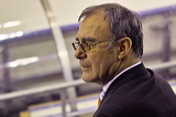 Bruno Schallberger, President of the Organizing Commite, European Curling Championship 2006, Eishalle St. Jakob (Joggeli), Basel, Switzerland, Indoor, Curling, Sport
