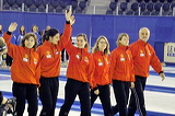 Ladies Team from Switzerland,  , European Curling Championship 2006, Eishalle St. Jakob (Joggeli), Basel, Switzerland, Indoor, Curling, Sport