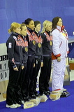 Russian Team has won the ladies final (9:4),  , European Curling Championship 2006, Eishalle St. Jakob (Joggeli), Basel, Switzerland, Indoor, Curling, Sport