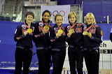 Ladies Team from Russia,  , European Curling Championship 2006, Eishalle St. Jakob (Joggeli), Basel, Switzerland, Indoor, Curling, Sport