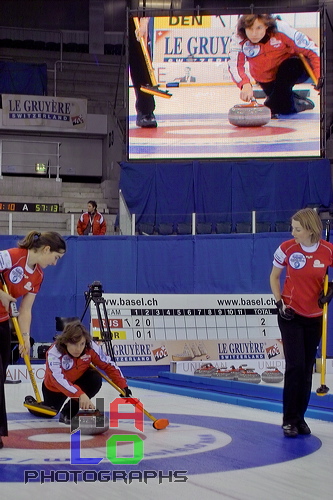 Switzerland vs. Denmark, Score - 7:3, European Curling Championship 2006, Basel, Switzerland, Indoor, Curling, Sport, img22101_1.jpg