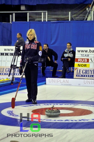 Russia vs. Norway, Score - 7:5, European Curling Championship 2006, Basel, Switzerland, Indoor, Curling, Sport, img22156.jpg