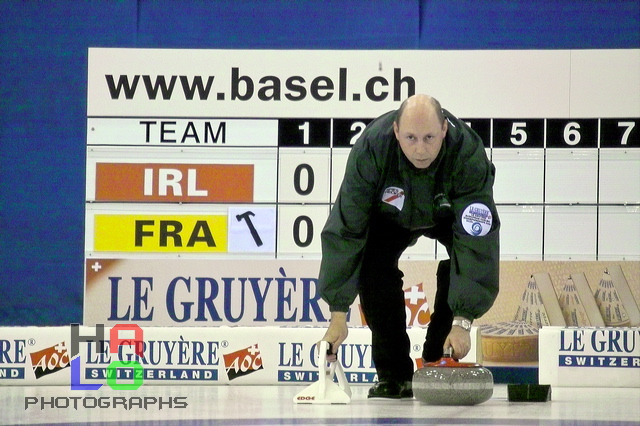 Ireland vs. France, Score - 4:5, European Curling Championship 2006, Basel, Switzerland, Indoor, Curling, Sport, img22228.jpg