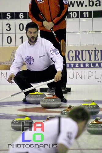 Denmark vs. France, Score - 5:6, European Curling Championship 2006, Basel, Switzerland, Indoor, Curling, Sport, img22539.jpg