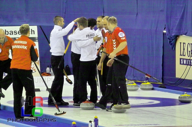 Denmark vs. France, Score - 5:6, European Curling Championship 2006, Basel, Switzerland, Indoor, Curling, Sport, img22633.jpg