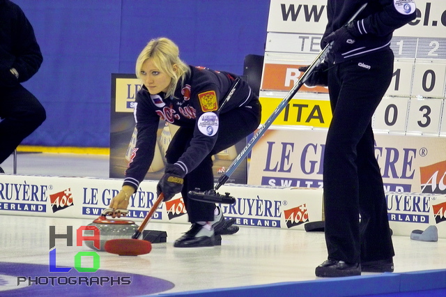 Ladies final: Russia vs. Italy, Score - 9:4, European Curling Championship 2006, Basel, Switzerland, Indoor, Curling, Sport, img23082.jpg