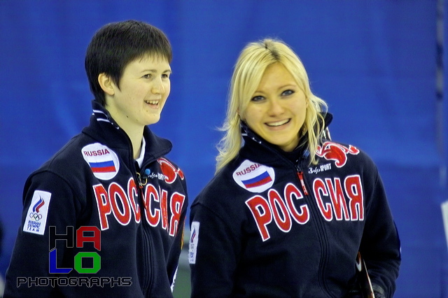 Ladies final: Russia vs. Italy, Score - 9:4, European Curling Championship 2006, Basel, Switzerland, Indoor, Curling, Sport, img23087.jpg