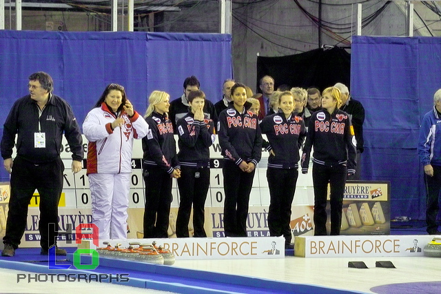 Russian Team has won the ladies final (9:4),  , European Curling Championship 2006, Basel, Switzerland, Indoor, Curling, Sport, img23176.jpg
