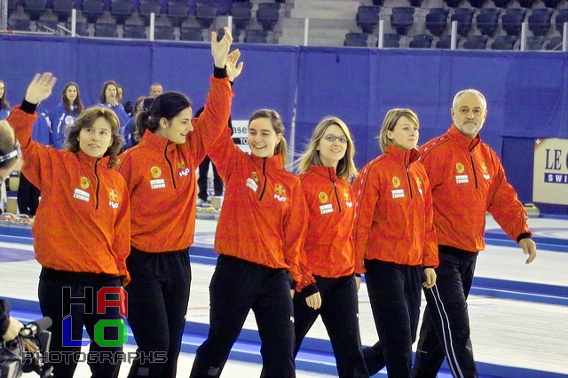 Ladies Team from Switzerland,  , European Curling Championship 2006, Basel, Switzerland, Indoor, Curling, Sport, img23177.jpg