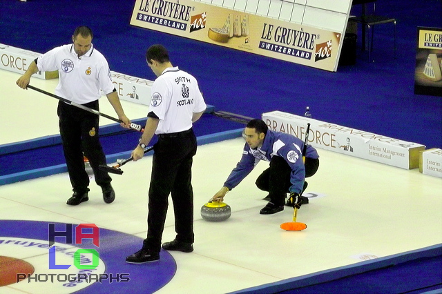 Mens final: Switzerland vs. Scottland, Score - 7:6, European Curling Championship 2006, Basel, Switzerland, Indoor, Curling, Sport, img23231.jpg
