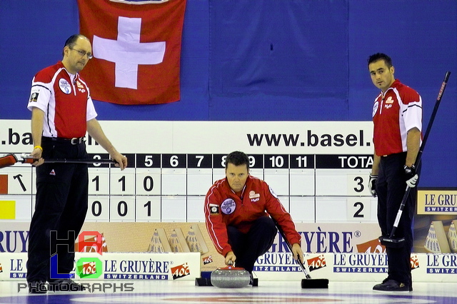 Mens final: Switzerland vs. Scottland, Score - 7:6, European Curling Championship 2006, Basel, Switzerland, Indoor, Curling, Sport, img23346.jpg