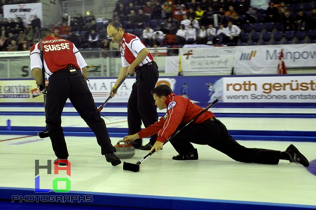 Mens final: Switzerland vs. Scottland, Score - 7:6, European Curling Championship 2006, Basel, Switzerland, Indoor, Curling, Sport, img23387.jpg