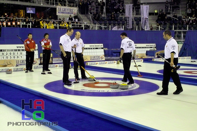 Mens final: Switzerland vs. Scottland, Score - 7:6, European Curling Championship 2006, Basel, Switzerland, Indoor, Curling, Sport, img23495.jpg