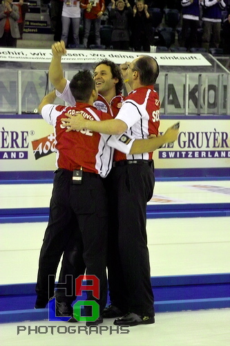 Swiss Team has won the mens final,  , European Curling Championship 2006, Basel, Switzerland, Indoor, Curling, Sport, img23523.jpg