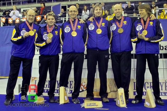 Mens Team from Sweden,  , European Curling Championship 2006, Basel, Switzerland, Indoor, Curling, Sport, img23564.jpg