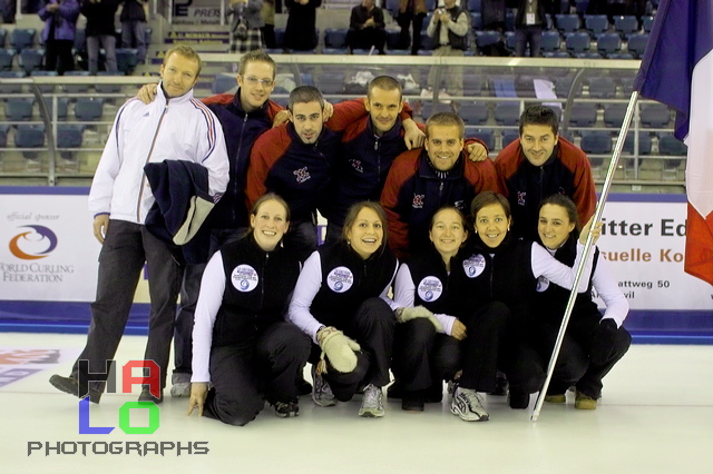 The French Delegation,  , European Curling Championship 2006, Basel, Switzerland, Indoor, Curling, Sport, img23571.jpg