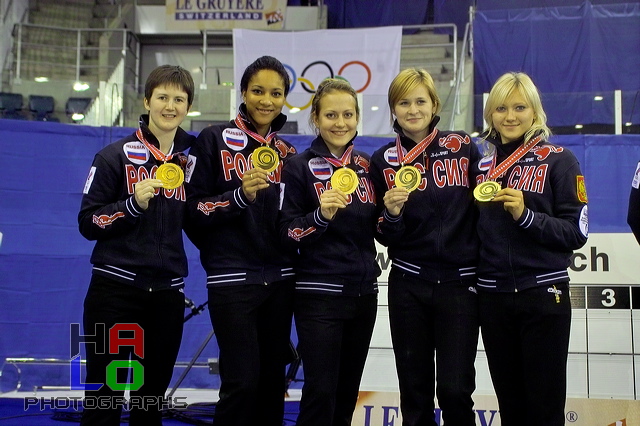 Ladies Team from Russia,  , European Curling Championship 2006, Basel, Switzerland, Indoor, Curling, Sport, img23576.jpg