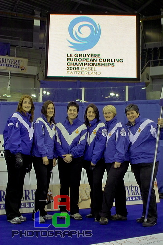 Ladies Team Scottland,  , European Curling Championship 2006, Basel, Switzerland, Indoor, Curling, Sport, img23582.jpg