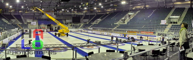 only 1 hour after the final...,  , European Curling Championship 2006, Basel, Switzerland, Indoor, Curling, Sport, img23604-23606_1_cutout.jpg