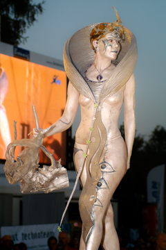 2007, Aufführung, Body Art, Bodypainting, Bühne, Festival, In the year 2525, Jahr, Jahreszeit, Kunst, Menschen und Aktivitäten, Sommer, Veranstaltung, WBF 2007, Zivilisation