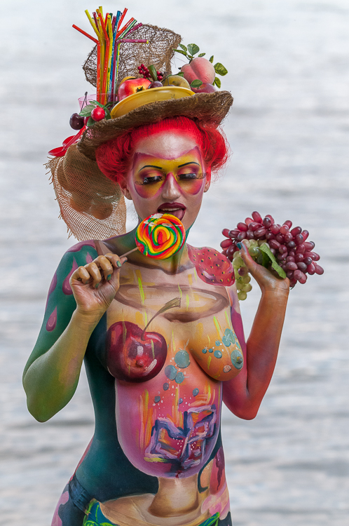 Body Painting, World Body Painting Festival 2013, Theme: Planet Food, Competition: Brush and Sponge / Artist: Yelena Nechaeva