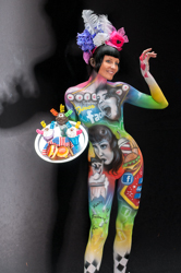 Body Painting, World Body Painting Festival 2013, Theme: Planet Food, Competition: Airbrush / Artist: Flavio Bosco