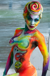 Body Painting, World Body Painting Festival 2013, Theme: Planet Food, Competition: Airbrush / Artist: Kate Kudrina