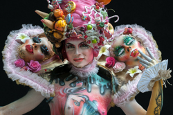Body Painting, World Body Painting Festival 2013, Theme: Planet Food, Competition Special Effects SFX / Artist: Olga Sokolova
