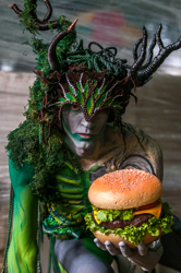 Body Painting, World Body Painting Festival 2013, Theme: Planet Food, Competition: Special Effects SFX / Artist: Karolina Rubovska