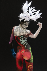 Body Painting, World Body Painting Festival 2013, Theme: Holy Geometry, Competition: Brush and Sponge / Artist: Lotus-Zaiden Rotem