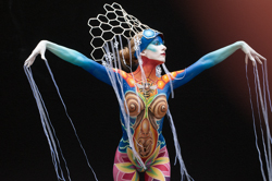 Body Painting, World Body Painting Festival 2013, Theme: Holy Geometry, Competition: Brush and Sponge / Artist: Censi Marilena