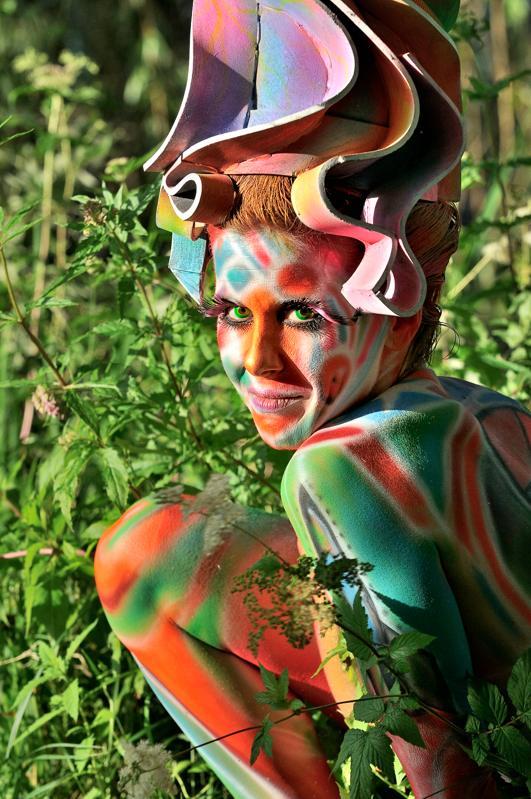 Body Painting, Body Art, Airbrush / Pre-Selection / Artist: Liliana Hopman, Colombia