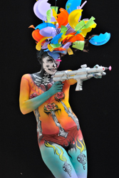 Body Painting, Body Art, Brush and Sponge / Pre-Selection / Artist: Heather Danecek, Australia