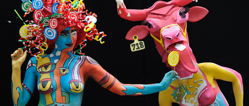 Body Painting, Body Art, indexPageImage, Amateur Award / Open Category / Artist: Roberta Moscheo (L), Italy, Lina Carvajal (R), Colombia