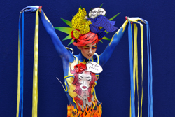 Body Painting, Body Art, Amateur Award / Open Category / Artist: Yuliya Ochkan, Ukraine