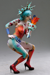 Body Painting, Body Art, Amateur Award / Brush and Sponge / Artist: Sandrine Lahou, Belgium