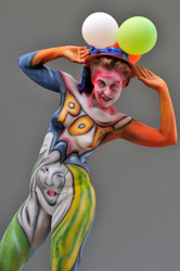 Body Painting, Body Art, Airbrush / Pre-Selection / Artist: 107 Patrick Gregoree, Canada
(WBF site wrong information)