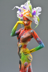 Body Painting, Body Art, Airbrush / Pre-Selection / Artist: Flavio Bosco, Italy