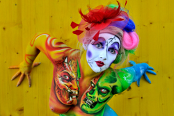 Body Painting, Body Art, indexPageImage, Airbrush / Pre-Selection / Artist: Wolfgang Zack, Germany