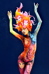 Body Painting, Body Art, Airbrush / Pre-Selection / Artist: Alex Hansen, Brasil