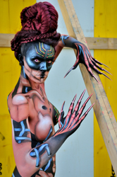 Body Painting, Body Art, indexPageImage, Brush and Sponge / Final / Artist: Sophie Fauquet, France