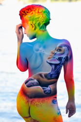 Body Painting, Body Art, Airbrush / Final / Artist: Francesca Tariciotti, Italy