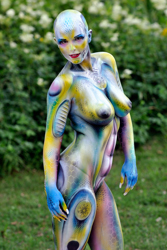 Body Painting, Body Art, Airbrush / Final / Artist: Robert Lechner, Germany
